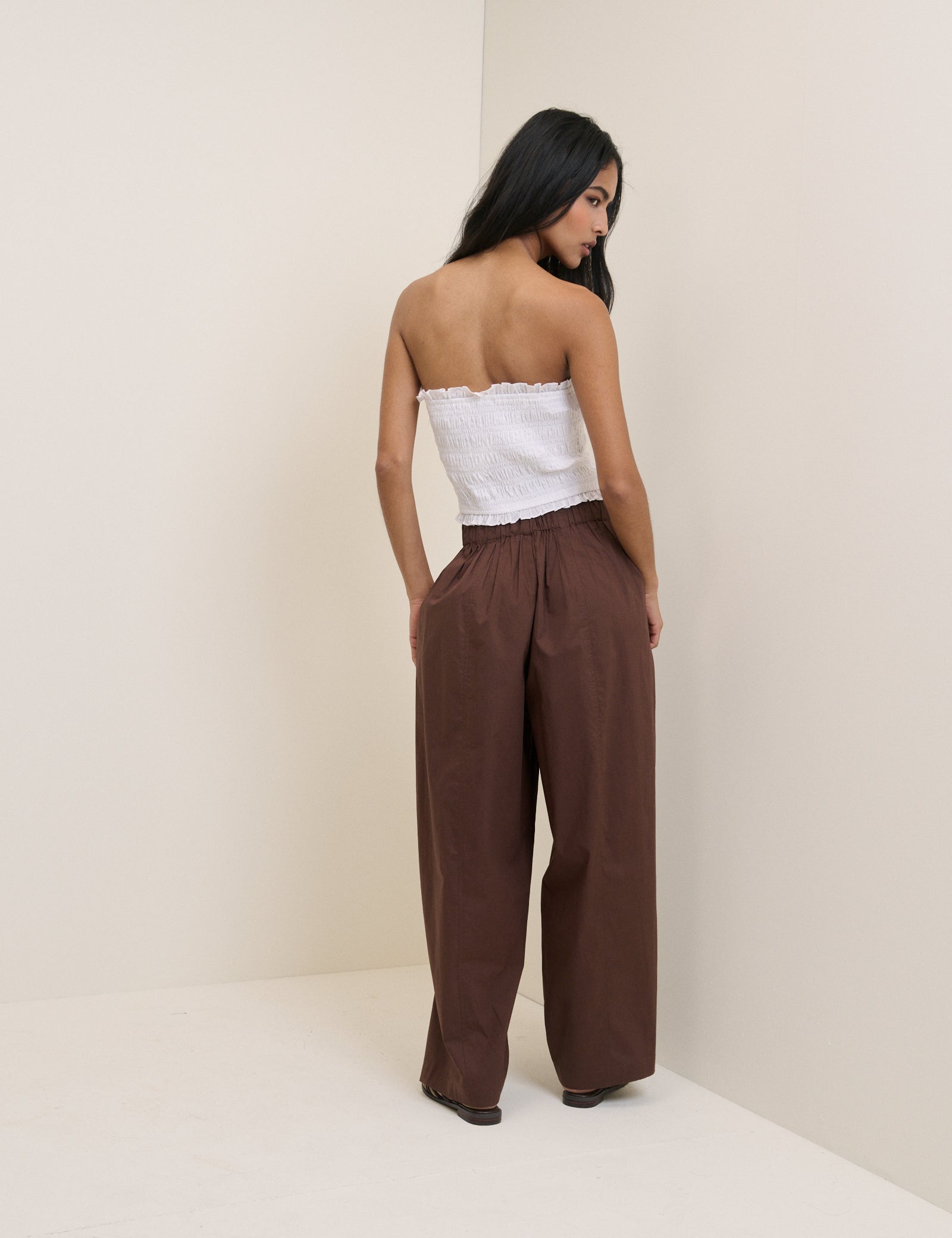 Brown Roy Balloon Trousers