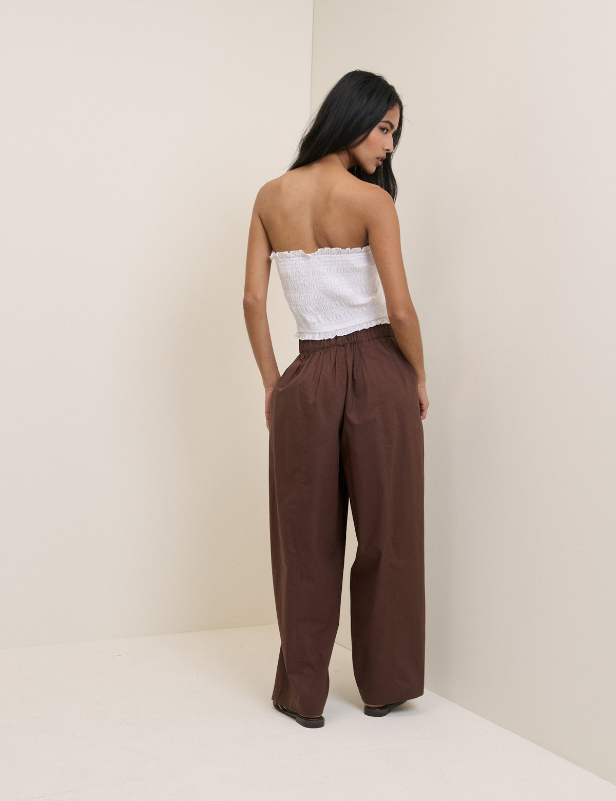 Brown Roy Balloon Trousers