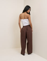 Brown Roy Balloon Trousers