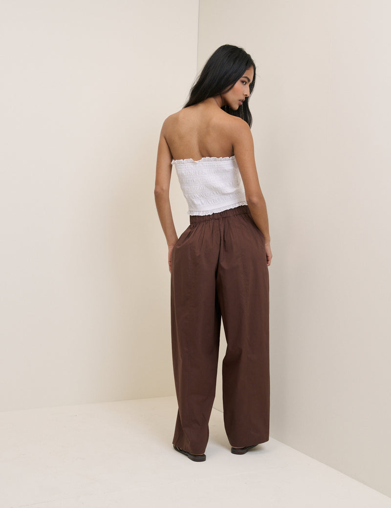 Brown Roy Balloon Trousers