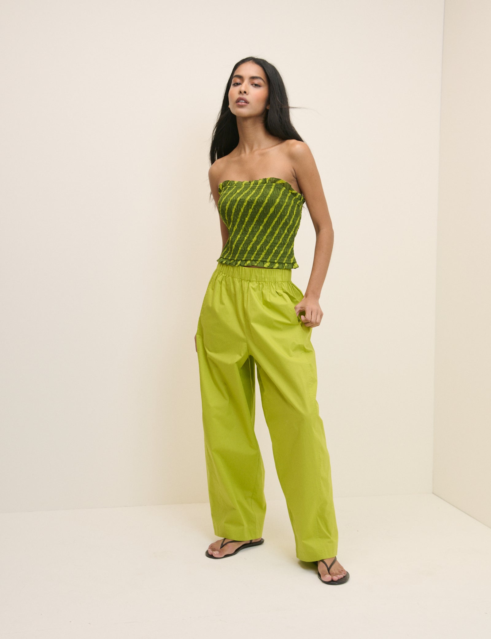 Chartreuse Green Roy Balloon Trousers