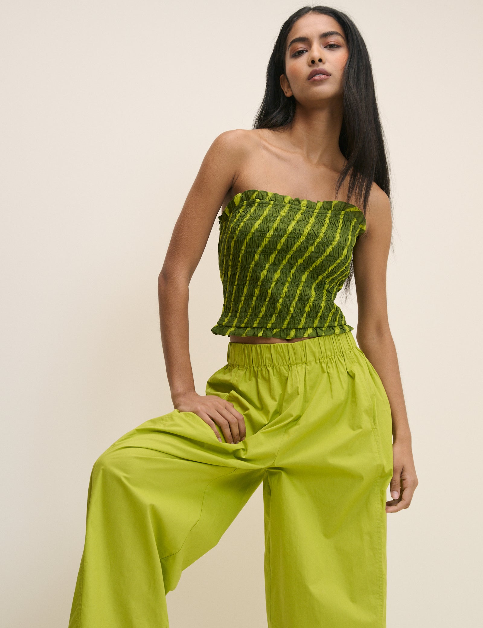 Chartreuse Green Roy Balloon Trousers
