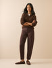 Brown Putney Barrel Leg Jeans