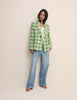 Green Tartan Alicia Double Breasted Blazer