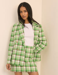 Green Tartan Pelmet Skirt
