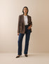 Dark Blue High Rise Kingston Straight Leg Jeans