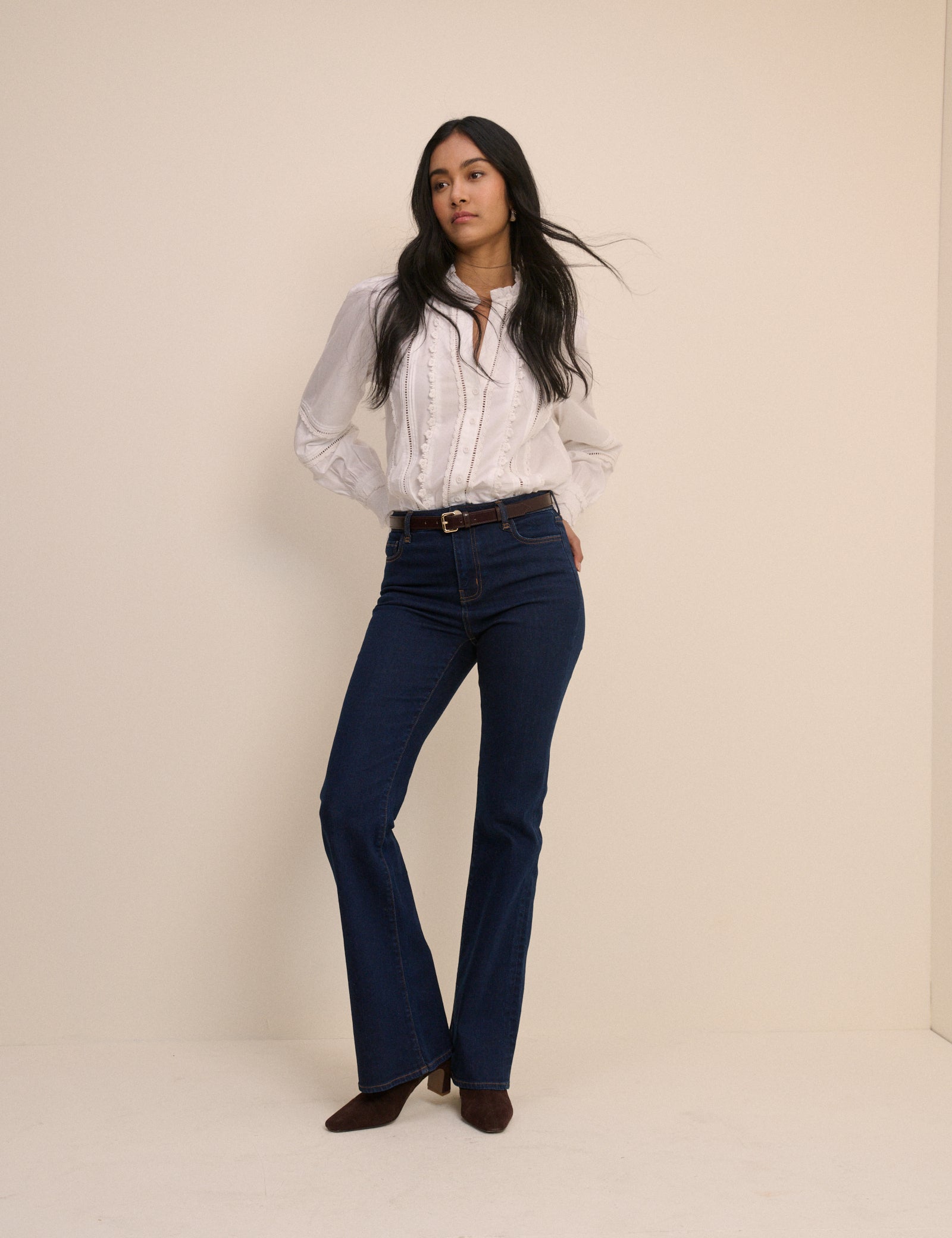 Dark Blue Mayfair Bootcut Jean