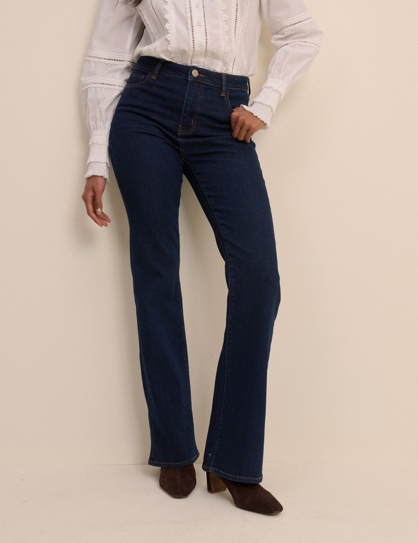 Dark Blue Mayfair Bootcut Jean