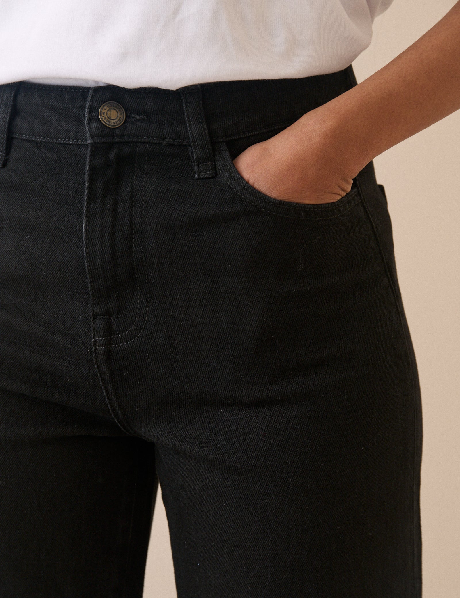 Black High Rise Soho Wide Leg Jeans