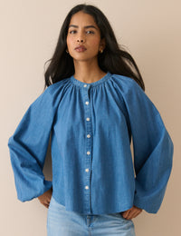 Blue Denim Carter Blouse