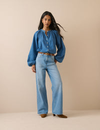 Blue Denim Carter Blouse