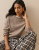 Taupe Knitted Wool Jumper