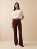 Burgundy Cord Mayfair Bootcut Jean
