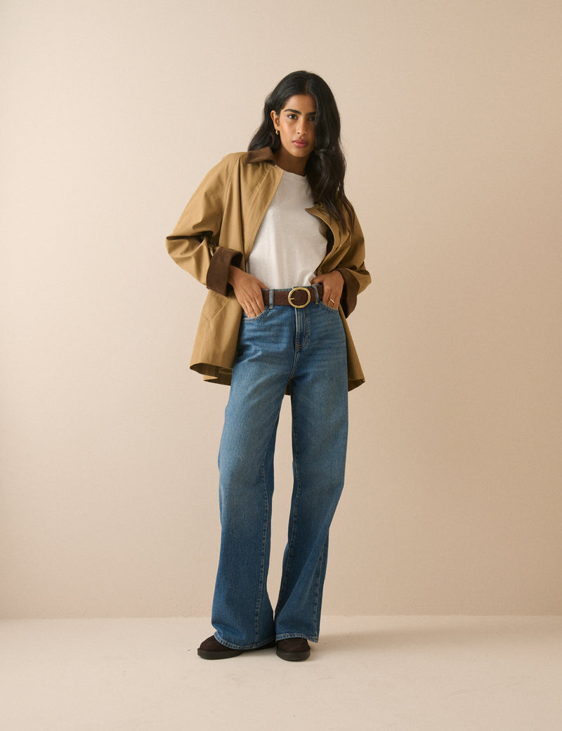 Light Camel Freddie Barn Coat