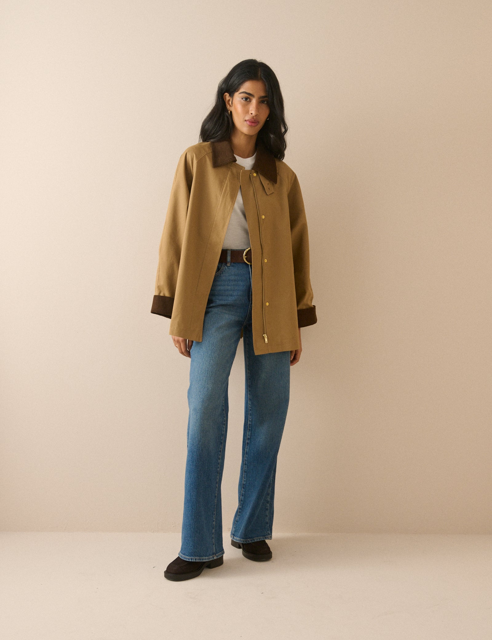 Light Camel Freddie Barn Coat
