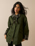 Khaki Tartan Trim Country Jacket