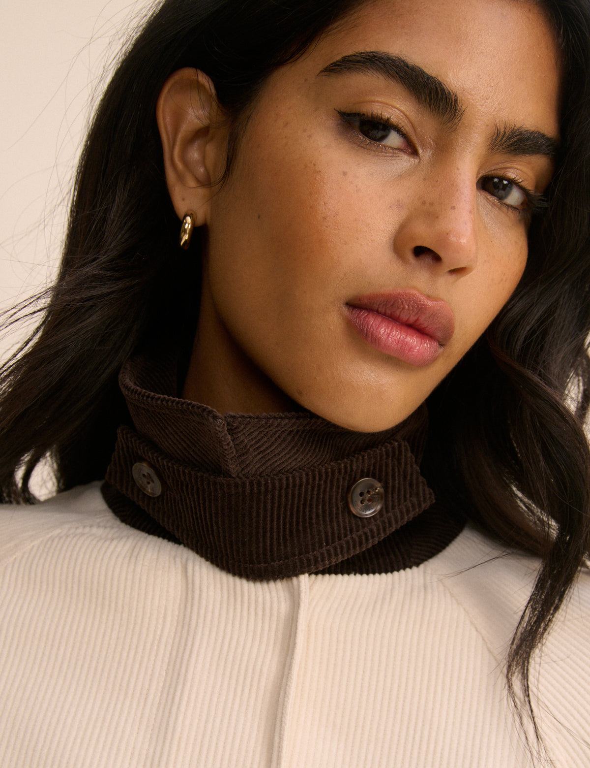 Cream Cord Freddie Barn Coat