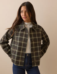 Green Tartan Oyanti Swing Jacket