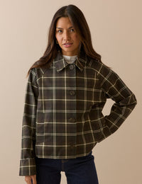 Green Tartan Oyanti Swing Jacket