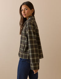 Green Tartan Oyanti Swing Jacket