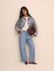 Blue Gingham Oyanti Swing Jacket