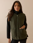 Khaki Green Borg Gilet