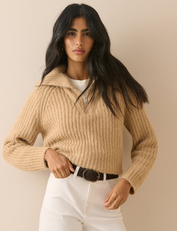 Cream  Chunky Knit Jumper