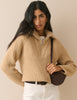 Cream Wool-Alpaca Chunky Knit Jumper