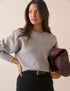 Grey Marl Structured Jumper