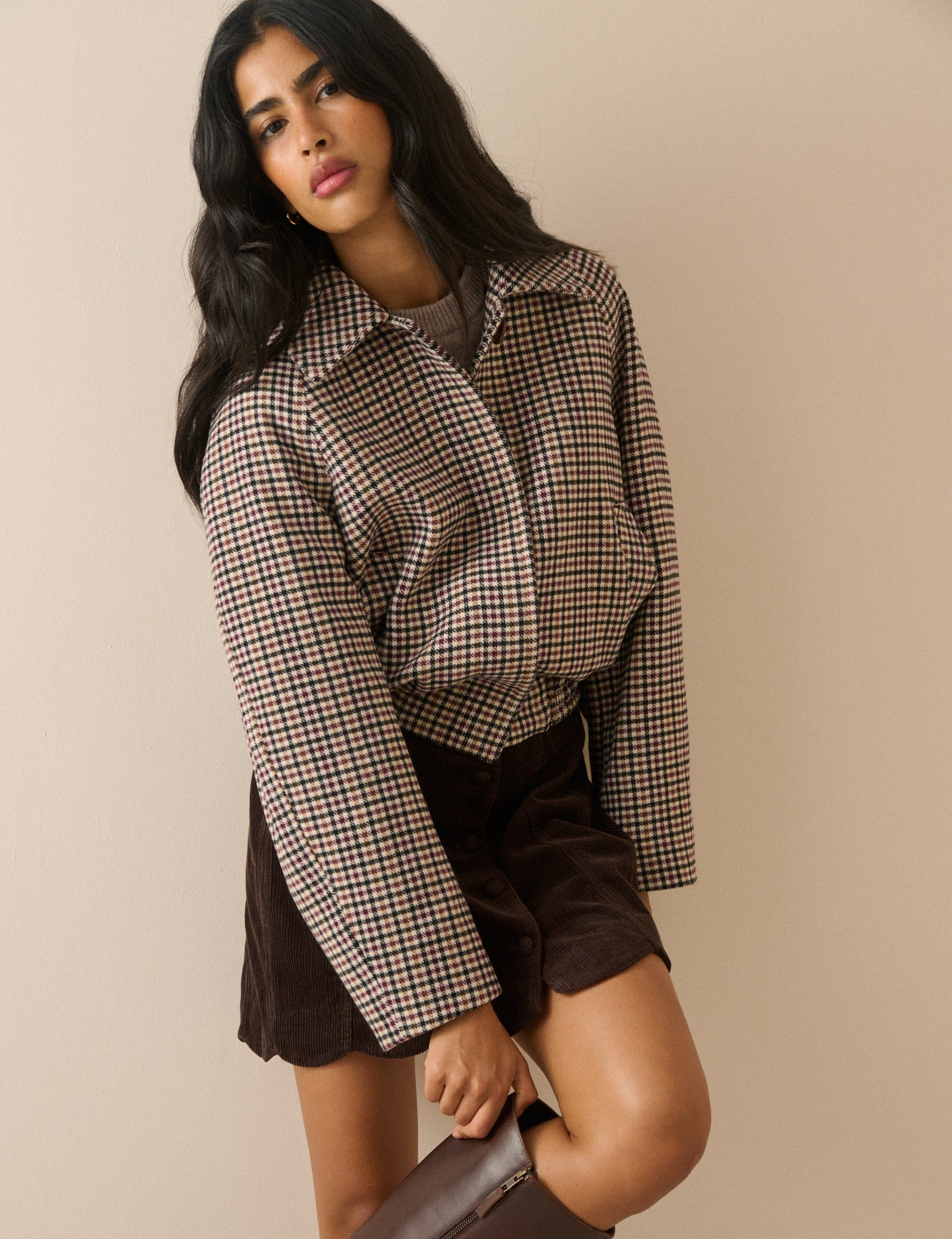 Heritage Faux Fur Collar Bomber Jacket