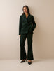 Dark Green Cord Double Breasted Alicia Blazer