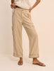 Sand Straight Leg Cargo Trousers