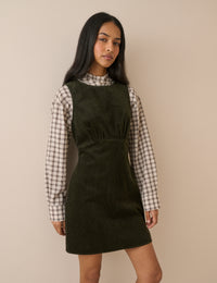 Green Cord Vicky Mini Dress