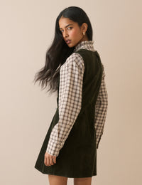 Green Cord Vicky Mini Dress
