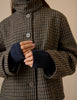 Navy Ribbed Wool-Blend Arm Warmers