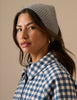 Grey Knitted Triangle Headscarf