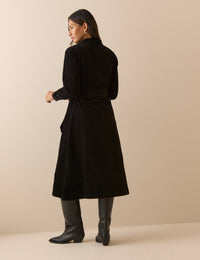 Black Cord Kai Shirt Dress
