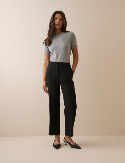 Marnie Cigarette Crepe Trousers