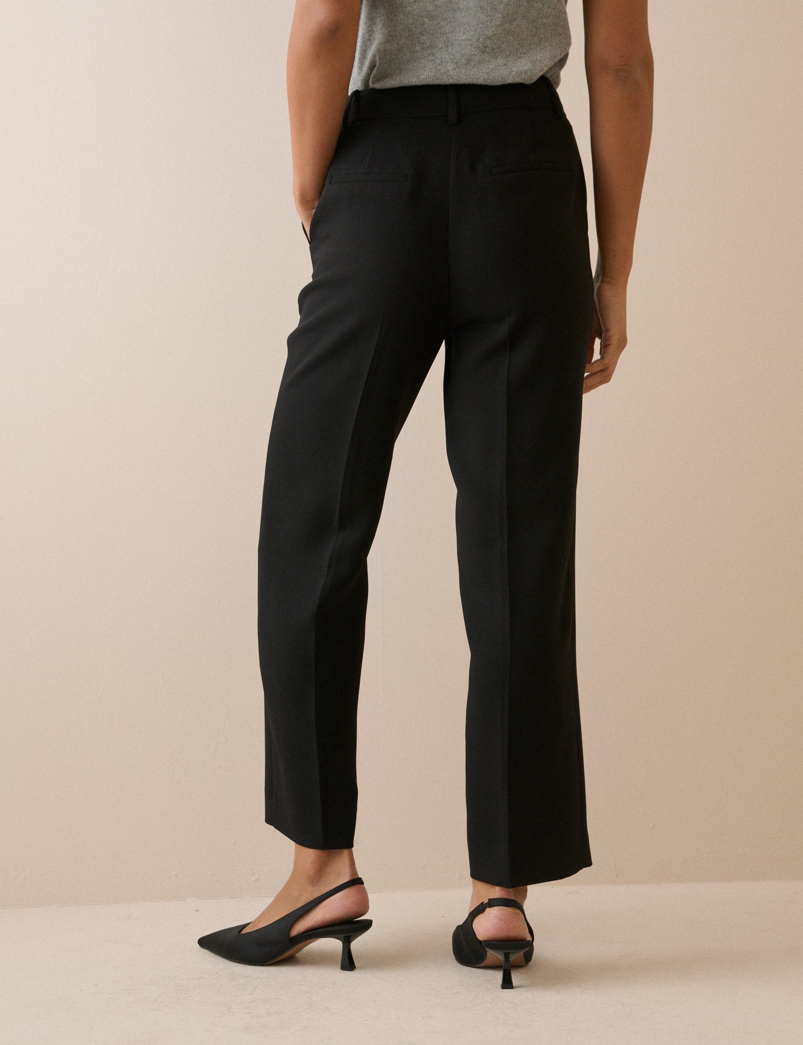 Marnie Cigarette Crepe Trousers
