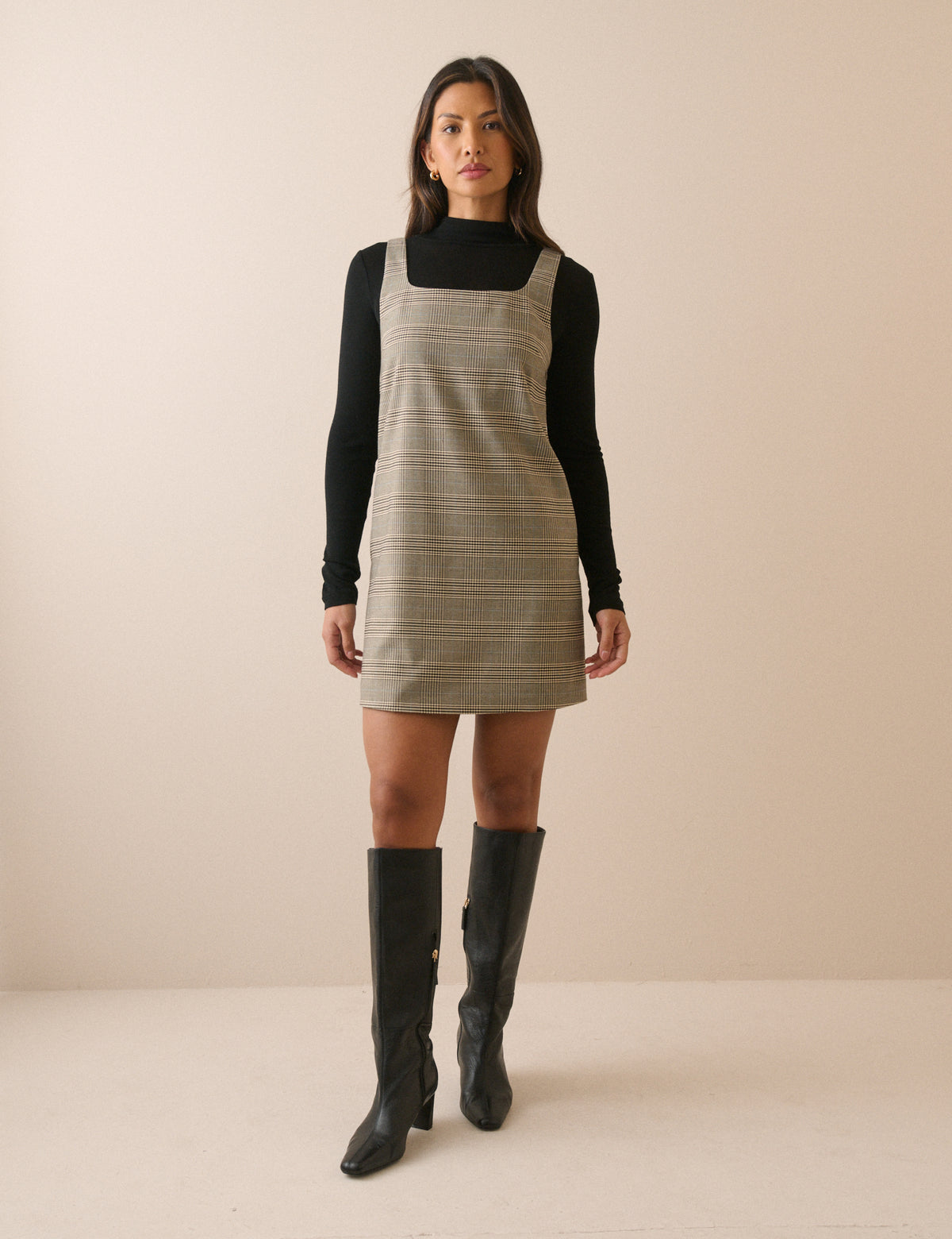 Heritage Check Mini Shift Dress