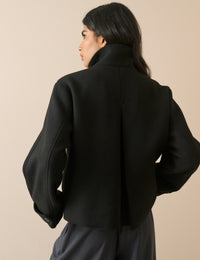 Feylan Short Funnel Neck Coat