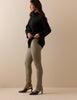 Brown Heritage Check Jersey Split Hem Leggings