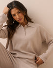 Stone Knitted Polo Top