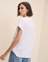 White Pocket Front T-Shirt