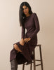Brown Modal Bronte Midi Dress