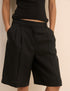 Black Bermuda Tailored Shorts