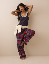 Red Tartan Brushed Pyjama Bottoms