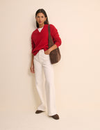White High Rise Soho Wide Jeans