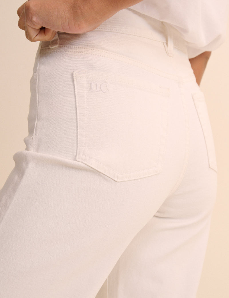 White High Rise Soho Wide Jeans