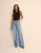 Light Blue High Rise Soho Wide Leg Jeans